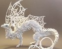 Скульптура из белого пластелина